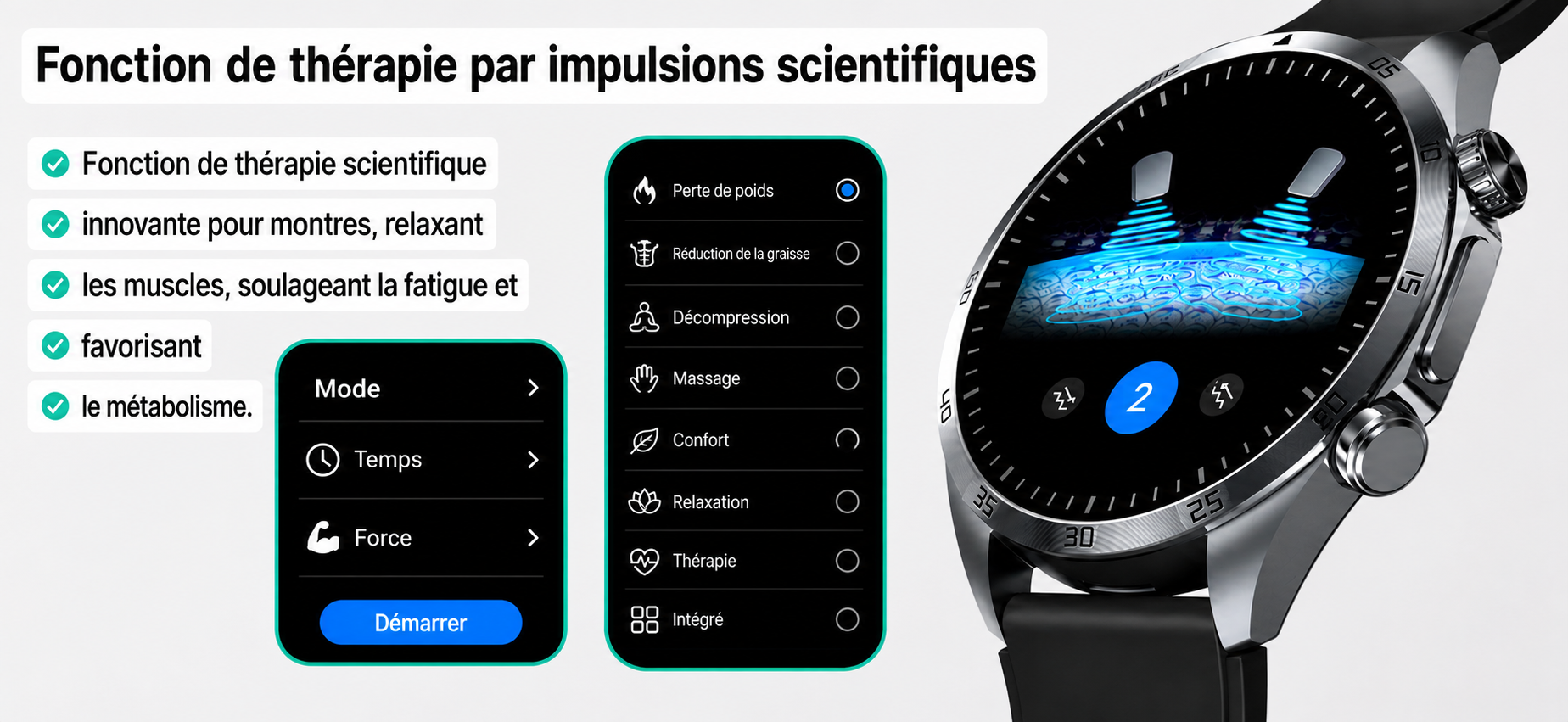 Montre VYRON – La montre connectée qui prend soin de votre bien-être